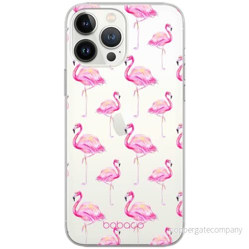 ERT GROUP mobiltelefonfodral för Xiaomi REDMI 10 originalt och officiellt licensierat Babaco mönster Flamingo 005 anpassad till formen på mobiltelefonen, gedeeltelijk transparant 5904805006012