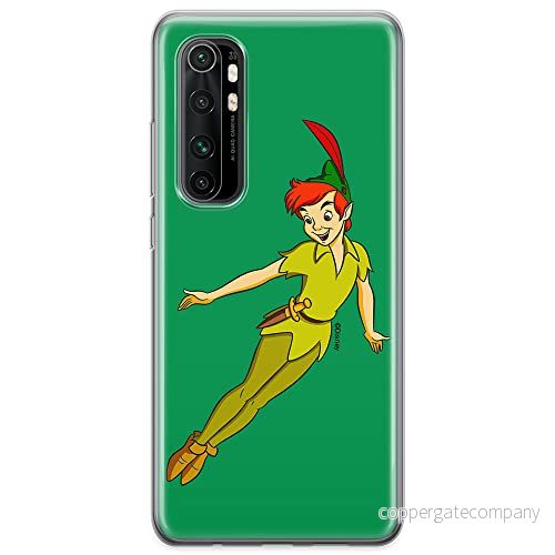 ERT GROUP mobiltelefonfodral för Xiaomi MI NOTE 10 Lite originalt och officiellt licensierat Disney mönster Peter Pan 001 anpassad till formen på mobiltelefonen, fodral tillverkad av TPU plast 5905131147349