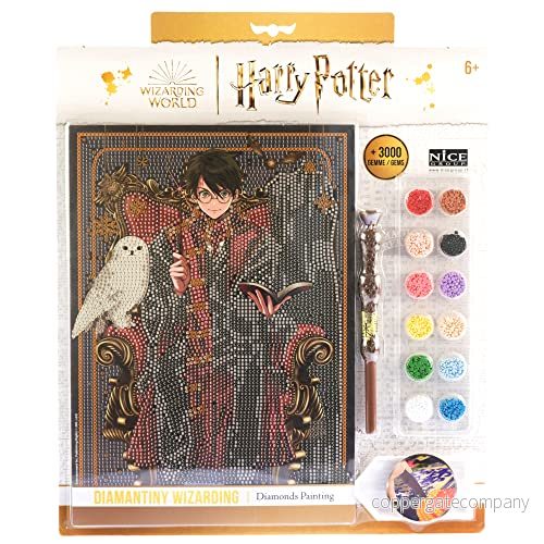 Diamantiny Fantastiska Djur Wizarding Dinasty Harry Potter Mosaikbyggsats, kristallkonst, diamantmålning, 1 bild A4, flerfärgad, 21 x 29,7 cm, 21006 8056779210067