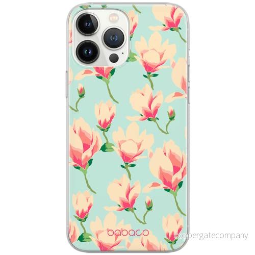 ERT GROUP mobiltelefonfodral för Apple Iphone 7 PLUS/ 8 PLUS originalt och officiellt licensierat Babaco mönster Flowers 016 Vit anpassad till formen på mobiltelefonen, fodral tillverkad av TPU plast 5903932622836