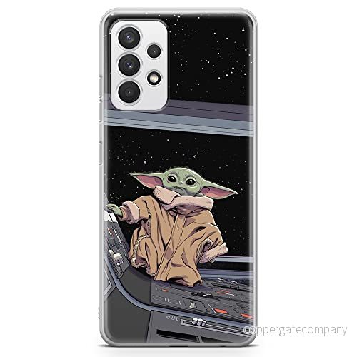 ERT GROUP mobiltelefonfodral för Samsung A32 4G LTE originalt och officiellt licensierat Star Wars mönster Baby Yoda 025 optimalt anpassad till formen på mobiltelefonen, fodral tillverkad av TPU plast 5904805081927