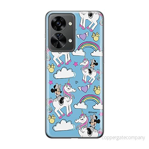 ERT GROUP mobiltelefonfodral för Oneplus NORD 2T 5G originalt och officiellt licensierat Disney mönster Minnie 037 optimalt anpassad till formen på mobiltelefonen, fodral tillverkad av TPU plast 5905511265922