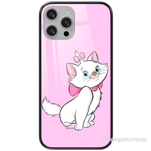 ERT GROUP mobiltelefonfodral för Apple Iphone 13 PRO originalt och officiellt licensierat Disney mönster Marie 007 tillverkad av härdat glas, skyddsfodral 5905131126764
