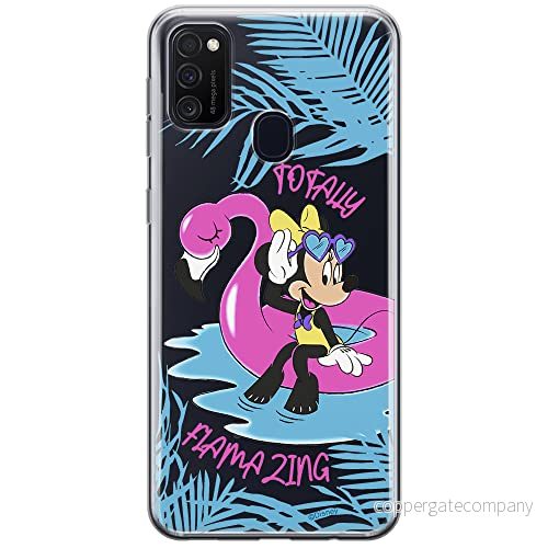 ERT GROUP mobiltelefonfodral för Samsung M21 originalt och officiellt licensierat Disney mönster Minnie 025 optimalt anpassad till formen på mobiltelefonen, gedeeltelijk transparant 5903537834702