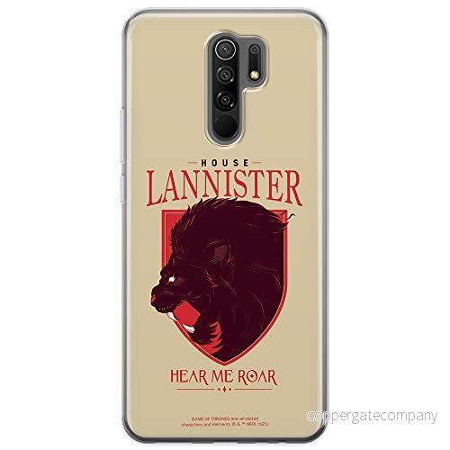 ERT GROUP mobiltelefonfodral för Xiaomi REDMI 9 originalt och officiellt licensierat Game od Thrones mönster of 008 anpassad till formen på mobiltelefonen, fodral tillverkad av TPU plast 5903932673869
