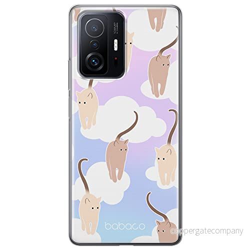 ERT GROUP mobiltelefonfodral för Xiaomi 11T 5G / PRO originalt och officiellt licensierat Babaco mönster Cats 015 optimalt anpassad till formen på mobiltelefonen, fodral tillverkad av TPU plast 5905131073365
