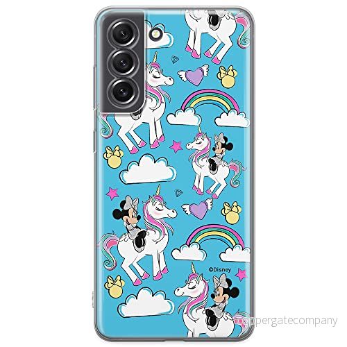 ERT GROUP mobiltelefonfodral för Samsung S21 FE originalt och officiellt licensierat Disney mönster Minnie 037 optimalt anpassad till formen på mobiltelefonen, fodral tillverkad av TPU plast 5903932976991
