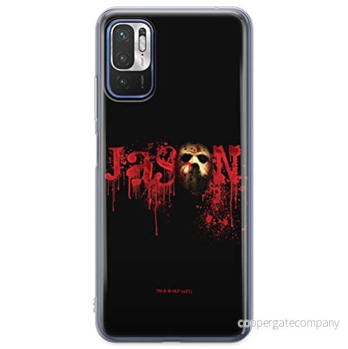 ERT GROUP mobiltelefonfodral för Xiaomi REDMI NOTE 10 5G / POCO M3 PRO originalt och officiellt licensierat Horror mönster Friday the 13th 001, fodral tillverkad av TPU plast 5905511096441