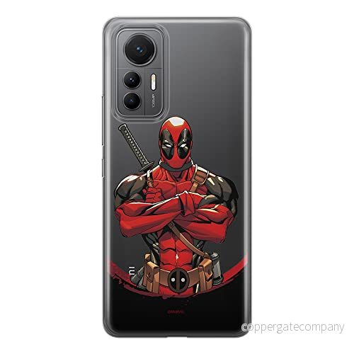 ERT GROUP mobiltelefonfodral för Xiaomi 12 LITE originalt och officiellt licensierat Marvel mönster Deadpool 006 optimalt anpassad till formen på mobiltelefonen, gedeeltelijk transparant 5905511498368