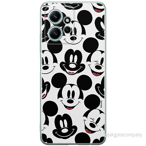 ERT GROUP mobiltelefonfodral för Xiaomi REDMI NOTE 12 4G originalt och officiellt licensierat Disney mönster Mickey 018 optimalt anpassad till formen på mobiltelefonen, fodral tillverkad av TPU plast 5905511936860