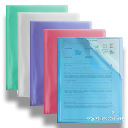 OXFORD Dokumentskydd 2nd Life A4 40 vyer/20 fickor polypro omslag blandade färger 3045050198670