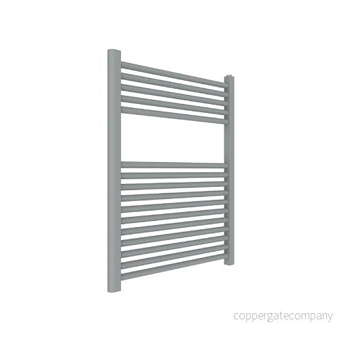 ERCOS Handdukshållare Badrum Mått 650x770 MM Radiator Färg Grå Titan, 1/2" Attaches Levereras Med Monteringssats 8053470354779