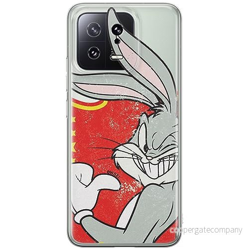 ERT GROUP mobiltelefonfodral för Xiaomi 13 originalt och officiellt licensierat Looney Tunes mönster Bugs 010 optimalt anpassad till formen på mobiltelefonen, gedeeltelijk transparant 5905511898823
