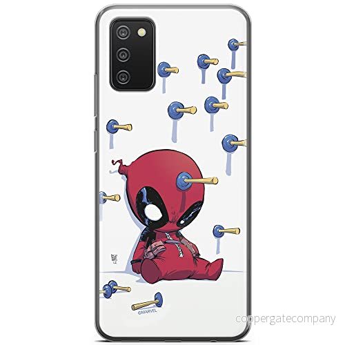 ERT GROUP mobiltelefonfodral för Samsung A02S originalt och officiellt licensierat Marvel mönster Deadpool 005 optimalt anpassad till formen på mobiltelefonen, fodral tillverkad av TPU plast 5903040226810