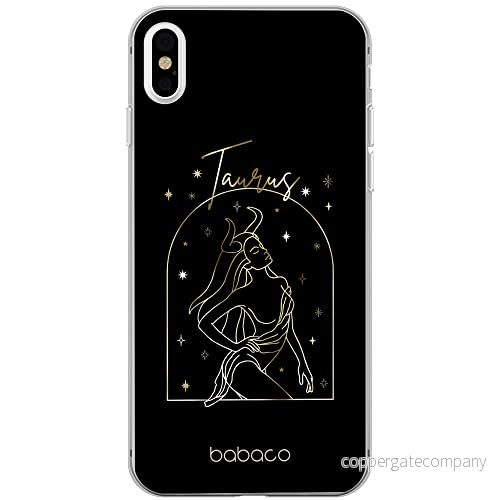 ERT GROUP mobiltelefonfodral för Apple Iphone XS Max originalt och officiellt licensierat Babaco mönster Zodiac Woman 002 Vit anpassad till formen på mobiltelefonen, fodral tillverkad av TPU plast 5903932223637