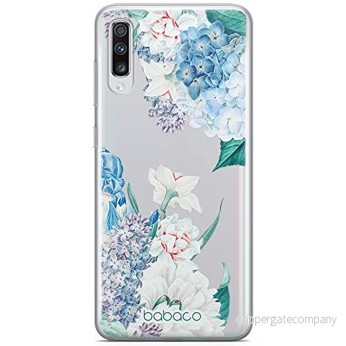 ERT GROUP mobiltelefonfodral för Samsung A70 originalt och officiellt licensierat Babaco mönster Flowers 027 optimalt anpassad till formen på mobiltelefonen, gedeeltelijk transparant 5905131263575