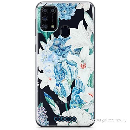 ERT GROUP mobiltelefonfodral för Samsung M31 originalt och officiellt licensierat Babaco mönster Flowers 026 optimalt anpassad till formen på mobiltelefonen, gedeeltelijk transparant 5905131262110