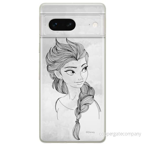 ERT GROUP mobiltelefonfodral för Google PIXEL 7 originalt och officiellt licensierat Disney mönster Elsa 009 optimalt anpassad till formen på mobiltelefonen, fodral tillverkad av TPU plast 5905795156558