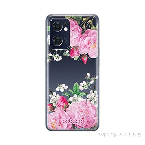 ERT GROUP mobiltelefonfodral för Oppo RENO 7 5G originalt och officiellt licensierat Babaco mönster Flowers 046 optimalt anpassad till formen på mobiltelefonen, gedeeltelijk transparant 5905511318345