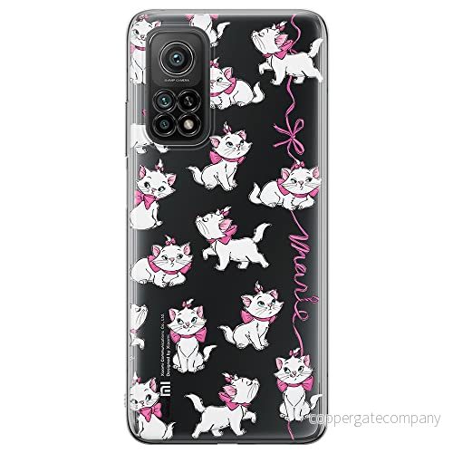 ERT GROUP mobiltelefonfodral för Xiaomi Redmi Note 11T 5G/11S 5G/POCO M4 Pro 5G originalt och officiellt licensierat Disney mönster Marie 008, gedeeltelijk transparant 5905131787620