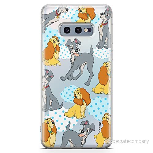 ERT GROUP mobiltelefonfodral för Samsung S10e originalt och officiellt licensierat Disney mönster Lady and the Tramp 004 optimalt anpassad till formen på mobiltelefonen, gedeeltelijk transparant 5905131773746