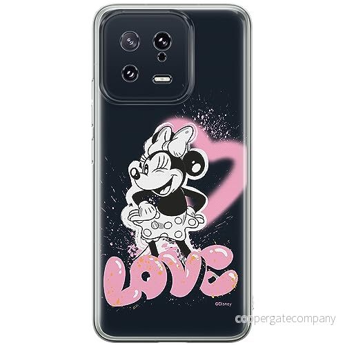 ERT GROUP mobiltelefonfodral för Xiaomi 13 originalt och officiellt licensierat Disney mönster Minnie 079 optimalt anpassad till formen på mobiltelefonen, fodral tillverkad av TPU plast 5905795031619