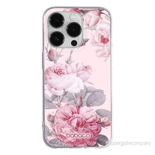 ERT GROUP mobiltelefonfodral för Apple Iphone 14 PRO MAX originalt och officiellt licensierat Babaco mönster Flowers 050 optimalt anpassad till formen på mobiltelefonen, fodral tillverkad av TPU plast 5905131938732