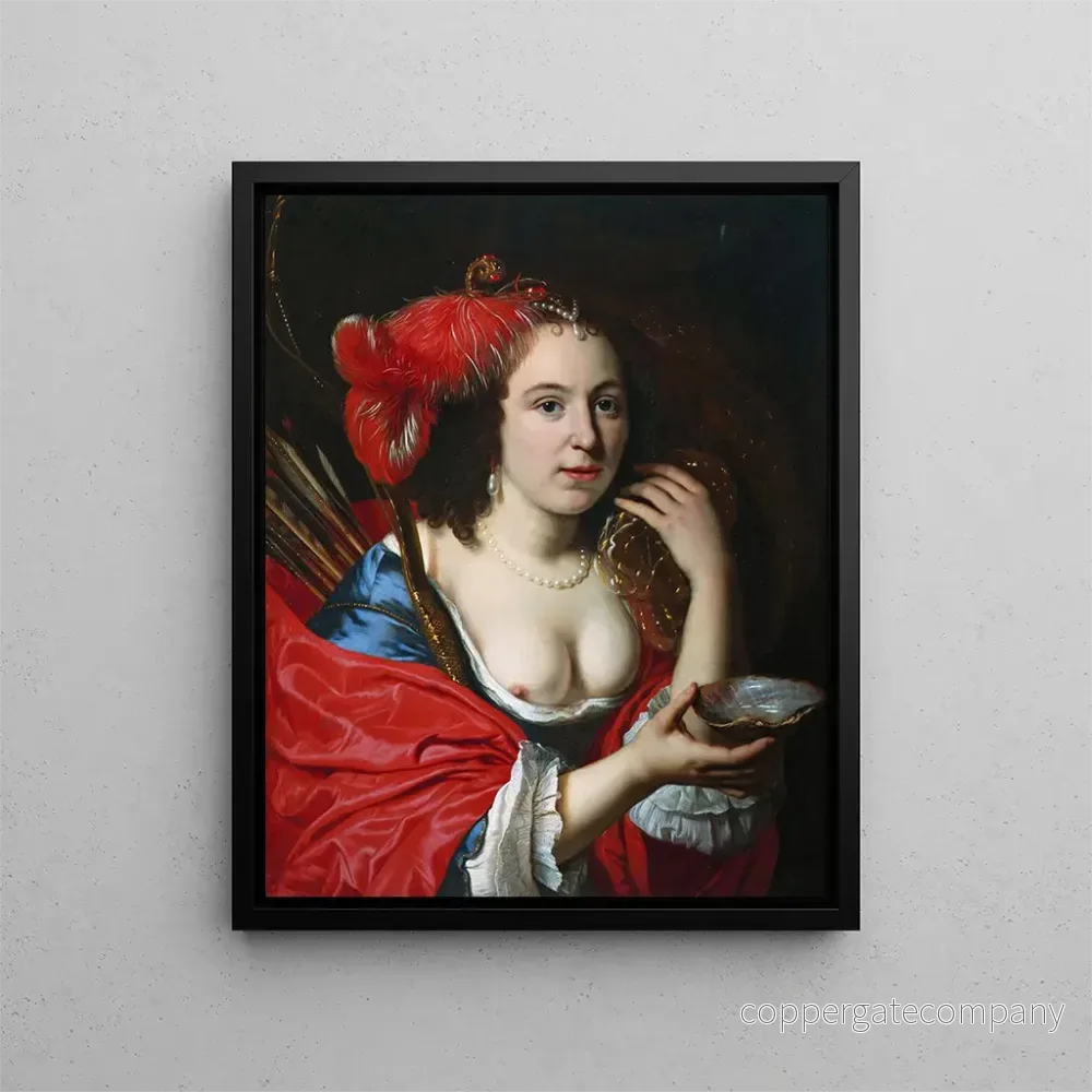 Målning Anna Du Pire As Granida – Bartholomeus van der Helst | Konsttryck Målning Anna Du Pire As Granida – Bartholomeus van der Helst | Konsttryck