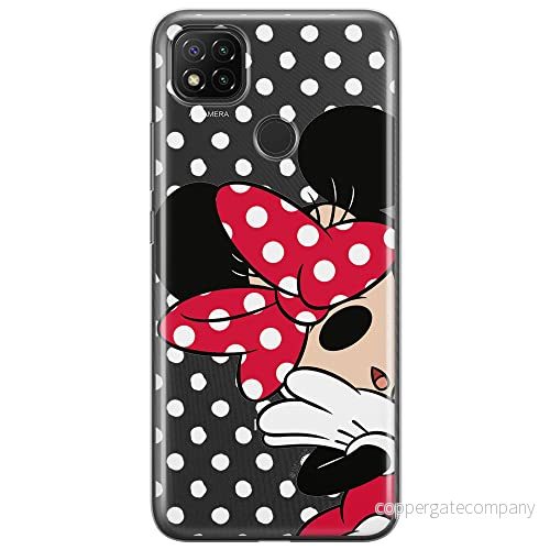 ERT GROUP mobiltelefonfodral för Xiaomi REDMI 9C originalt och officiellt licensierat Disney mönster Minnie 003 optimalt anpassad till formen på mobiltelefonen, gedeeltelijk transparant 5903040276310