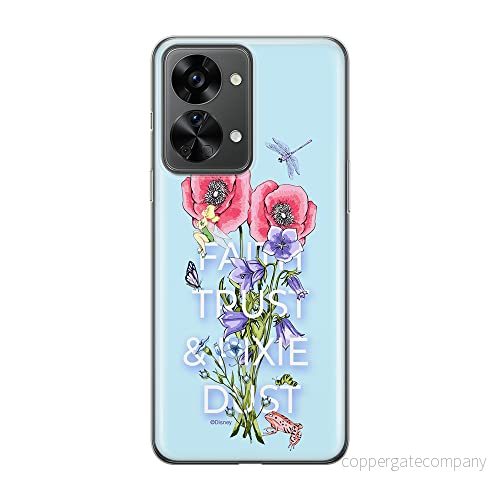 ERT GROUP mobiltelefonfodral för Oneplus NORD 2T 5G originalt och officiellt licensierat Disney mönster Tinker Bell 003 optimalt anpassad till formen på mobiltelefonen, fodral tillverkad av TPU plast 5905511271831