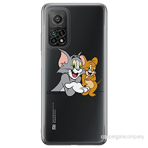 ERT GROUP mobiltelefonfodral för Xiaomi Redmi Note 11T 5G/11S 5G/POCO M4 Pro 5G originalt och officiellt licensierat Tom and Jerry mönster 005, gedeeltelijk transparant 5904805628467