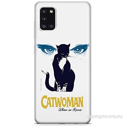 ERT GROUP mobiltelefonfodral för Samsung A31 originalt och officiellt licensierat DC mönster Catwoman 007 optimalt anpassad till formen på mobiltelefonen, fodral tillverkad av TPU plast 5903040220399