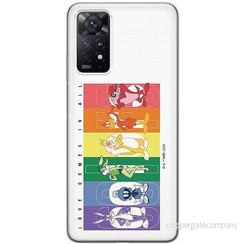ERT GROUP mobiltelefonfodral för Xiaomi REDMI NOTE 11 PRO 5G/ 4G originalt och officiellt licensierat Looney Tunes mönster 014, fodral tillverkad av TPU plast 5905511998165