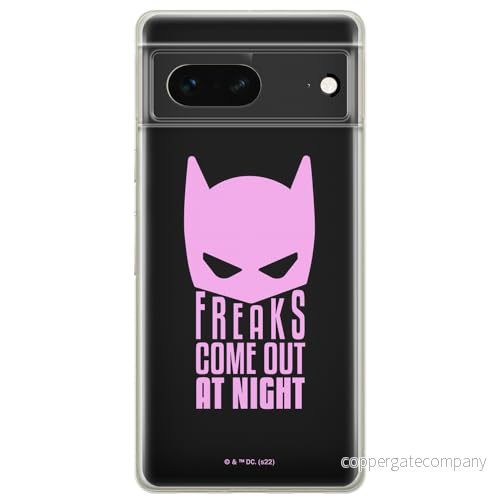 ERT GROUP mobiltelefonfodral för Google PIXEL 7 originalt och officiellt licensierat DC mönster Batman 052 optimalt anpassad till formen på mobiltelefonen, fodral tillverkad av TPU plast 5905795151232