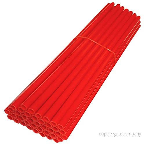 cyclingcolors 72x radie framhjul bakre fälg delad halmrör 235 mm (21 tum) idealisk cykel bmx fixie moto moped pit dirt cross (röd) 3666690042347