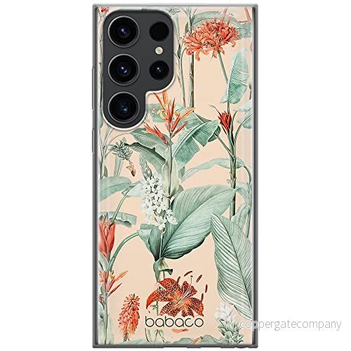 ERT GROUP mobiltelefonfodral för Samsung S23 ULTRA originalt och officiellt licensierat Babaco mönster Flowers 048 optimalt anpassad till formen på mobiltelefonen, fodral tillverkad av TPU plast 5905511472498