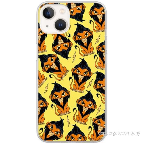 ERT GROUP mobiltelefonfodral för Iphone 13 MINI originalt och officiellt licensierat Disney mönster Scar 002 optimalt anpassad till formen på mobiltelefonen, fodral tillverkad av TPU plast 5905131445711