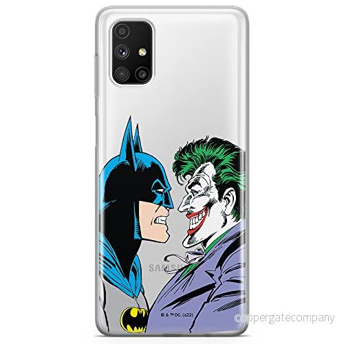 ERT GROUP mobiltelefonfodral för Samsung M51 originalt och officiellt licensierat DC mönster Batman & Joker 005 optimalt anpassad till formen på mobiltelefonen, gedeeltelijk transparant 5905131502087
