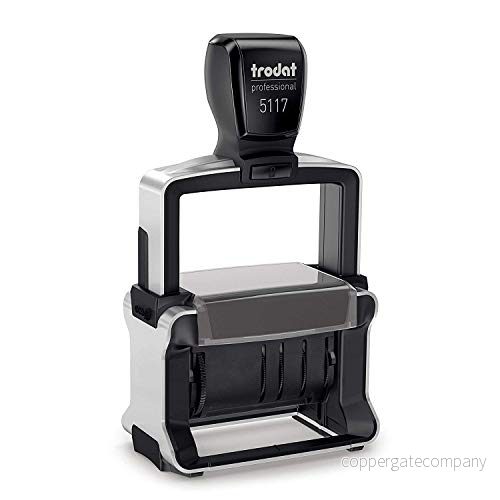 Datumstämpel Professional 5117 Automatisk färgning med kommersiella texter, storlek ca tryck: 48 x 4 mm, svart bläck. 190084316118