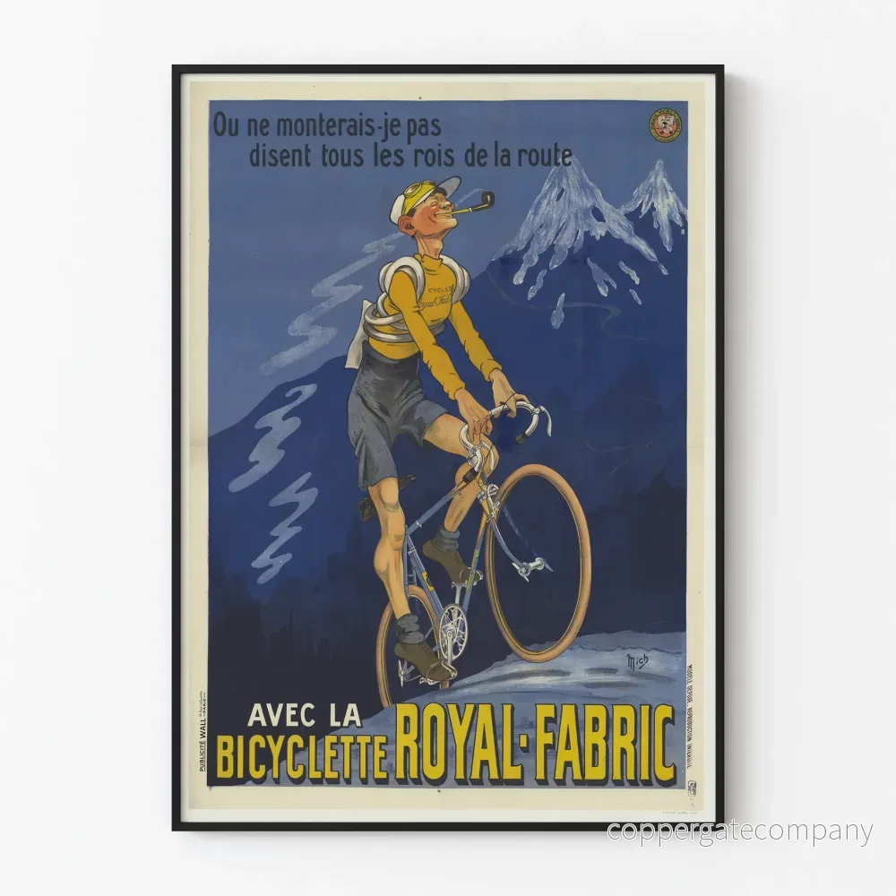 Vintageposter Bicyclette Royal-Fabric