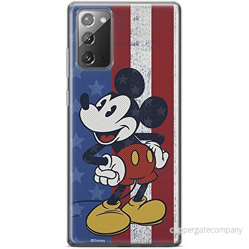 ERT GROUP mobiltelefonfodral för Samsung GALAXY NOTE 20 originalt och officiellt licensierat Disney mönster Mickey 021 optimalt anpassad till formen på mobiltelefonen, fodral tillverkad av TPU plast 5903040457641