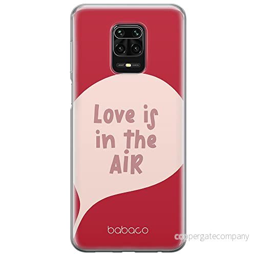 ERT GROUP mobiltelefonfodral för Xiaomi REDMI NOTE 9 PRO/ 9S originalt och officiellt licensierat Babaco mönster Love is in the air 001, fodral tillverkad av TPU plast 5904805032783