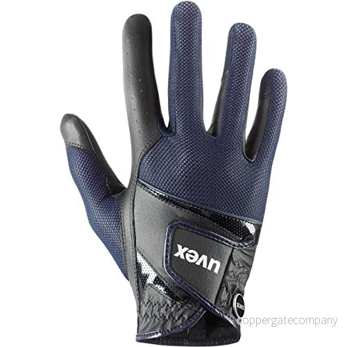 uvex sumair flexibel ridhandske för dam och herr hållbar optimal ventilation black blue 9 4043197322162