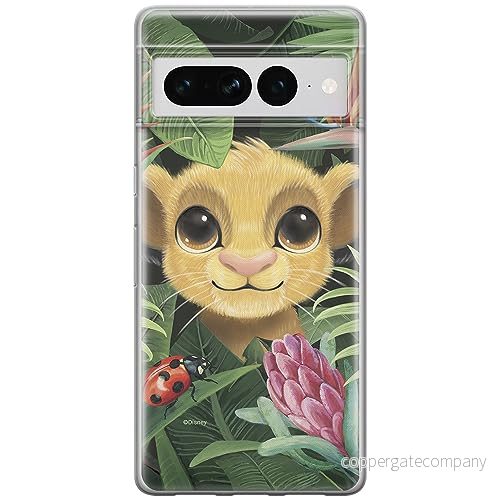 ERT GROUP mobiltelefonfodral för Google PIXEL 7 PRO originalt och officiellt licensierat Disney mönster Simba & Friends 002 anpassad till formen på mobiltelefonen, fodral tillverkad av TPU plast 5905795163310