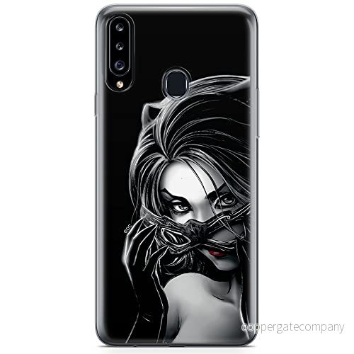 ERT GROUP mobiltelefonfodral för Samsung A20S originalt och officiellt licensierat DC mönster Catwoman 004 optimalt anpassad till formen på mobiltelefonen, fodral tillverkad av TPU plast 5904805442919