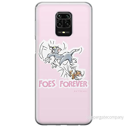 ERT GROUP mobiltelefonfodral för Xiaomi REDMI NOTE 9 PRO/ 9S originalt och officiellt licensierat Tom and Jerry mönster 010 anpassad till formen på mobiltelefonen, fodral tillverkad av TPU plast 5904805267697
