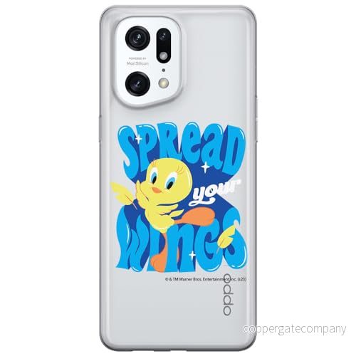 ERT GROUP mobiltelefonfodral för Oppo FIND X5 PRO originalt och officiellt licensierat Looney Tunes mönster Tweety 014 optimalt anpassad till formen på mobiltelefonen, gedeeltelijk transparant 5905795096946