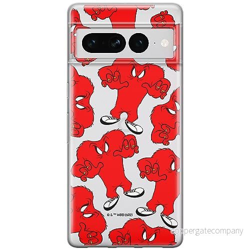 ERT GROUP mobiltelefonfodral för Google PIXEL 7 PRO originalt och officiellt licensierat Looney Tunes mönster Gossamer 001 optimalt anpassad till formen på mobiltelefonen, gedeeltelijk transparant 5905795175733