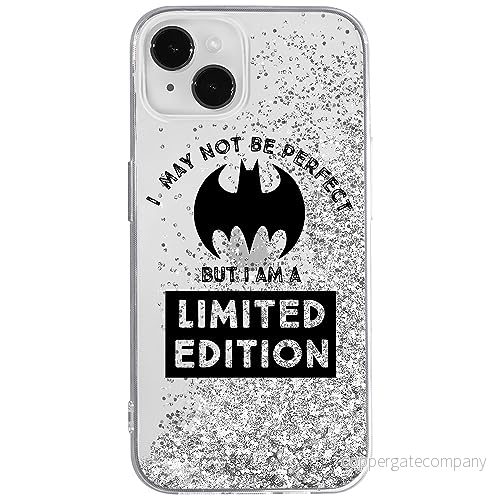 ERT GROUP mobiltelefonfodral för Apple Iphone 14 PLUS originalt och officiellt licensierat DC mönster Bat Girl 007 optimalt anpassad till formen på mobiltelefonen, med glitter overflow effekt 5905511589424