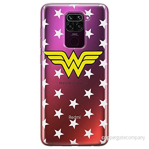 ERT GROUP mobiltelefonfodral för Xiaomi REDMI NOTE 9 originalt och officiellt licensierat DC mönster Wonder Woman 006 optimalt anpassad till formen på mobiltelefonen, gedeeltelijk transparant 5903040331477